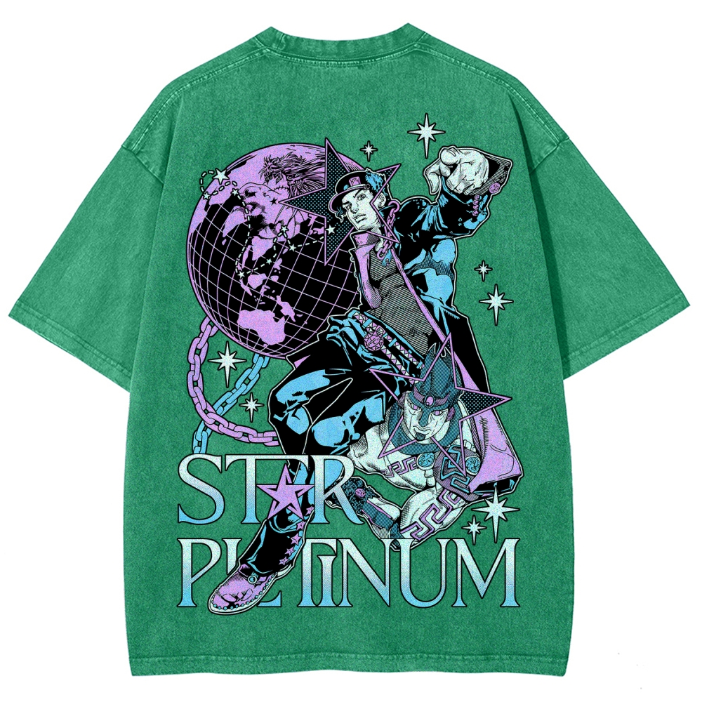 Jojo's Bizarre Adventure Unisex Fit Washed T-Shirt 2508008750