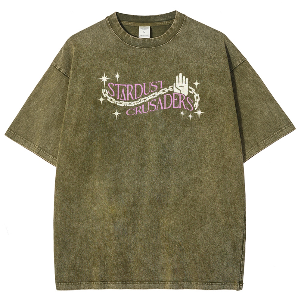 Jojo's Bizarre Adventure Unisex Fit Washed T-Shirt 2508008750