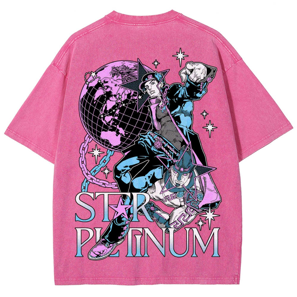 Jojo's Bizarre Adventure Unisex Fit Washed T-Shirt 2508008750