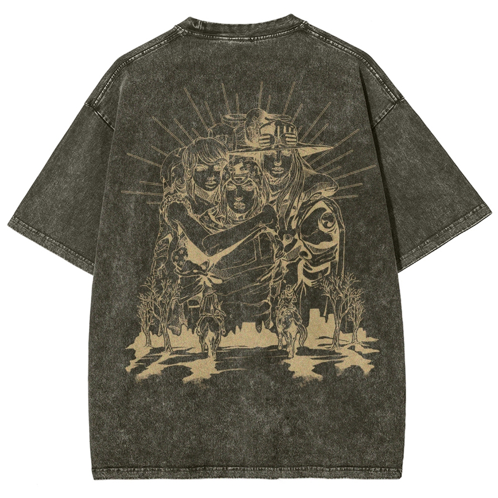 Jojo's Bizarre Adventure Unisex Fit Washed T-Shirt 2508008772
