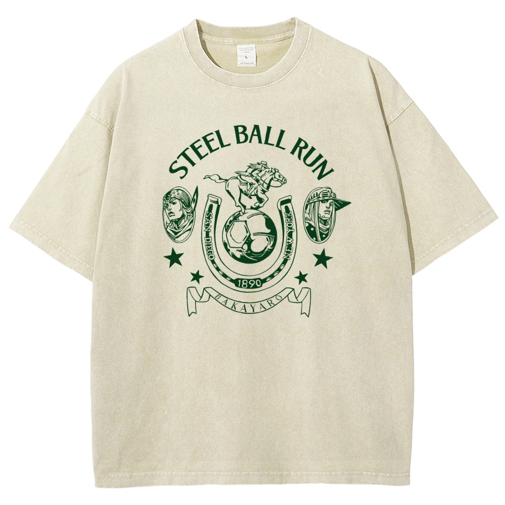 Jojo's Bizarre Adventure Unisex Fit Washed T-Shirt 2508008772