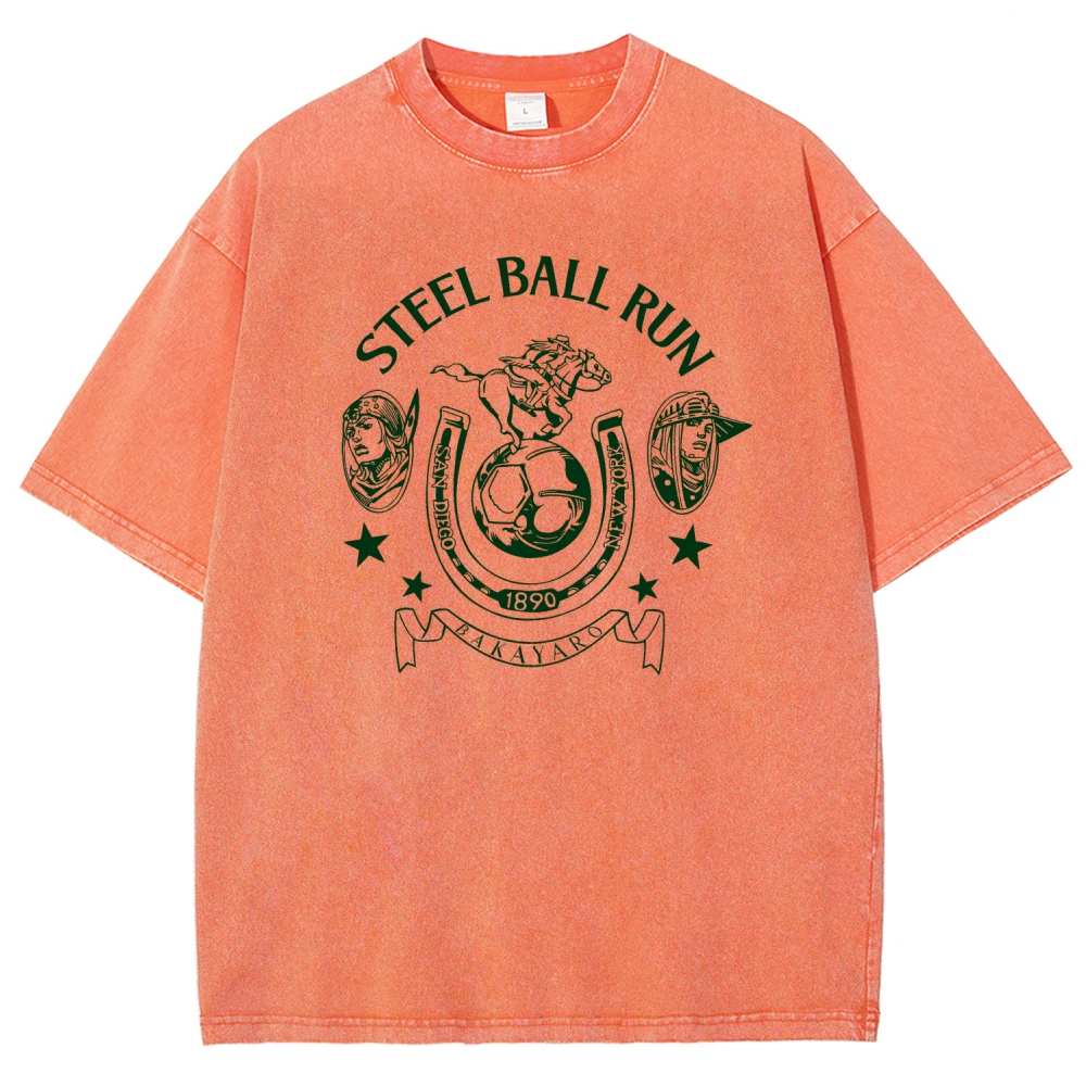 Jojo's Bizarre Adventure Unisex Fit Washed T-Shirt 2508008772