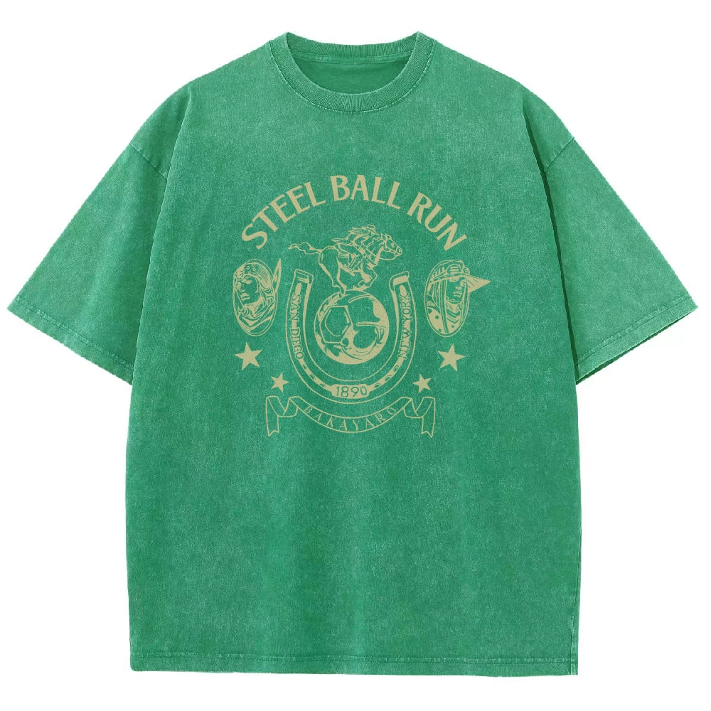 Jojo's Bizarre Adventure Unisex Fit Washed T-Shirt 2508008772