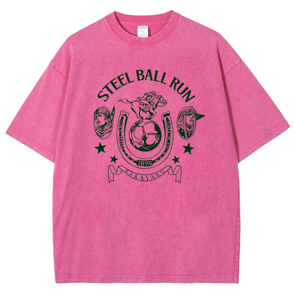 Jojo's Bizarre Adventure Unisex Fit Washed T-Shirt 2508008772