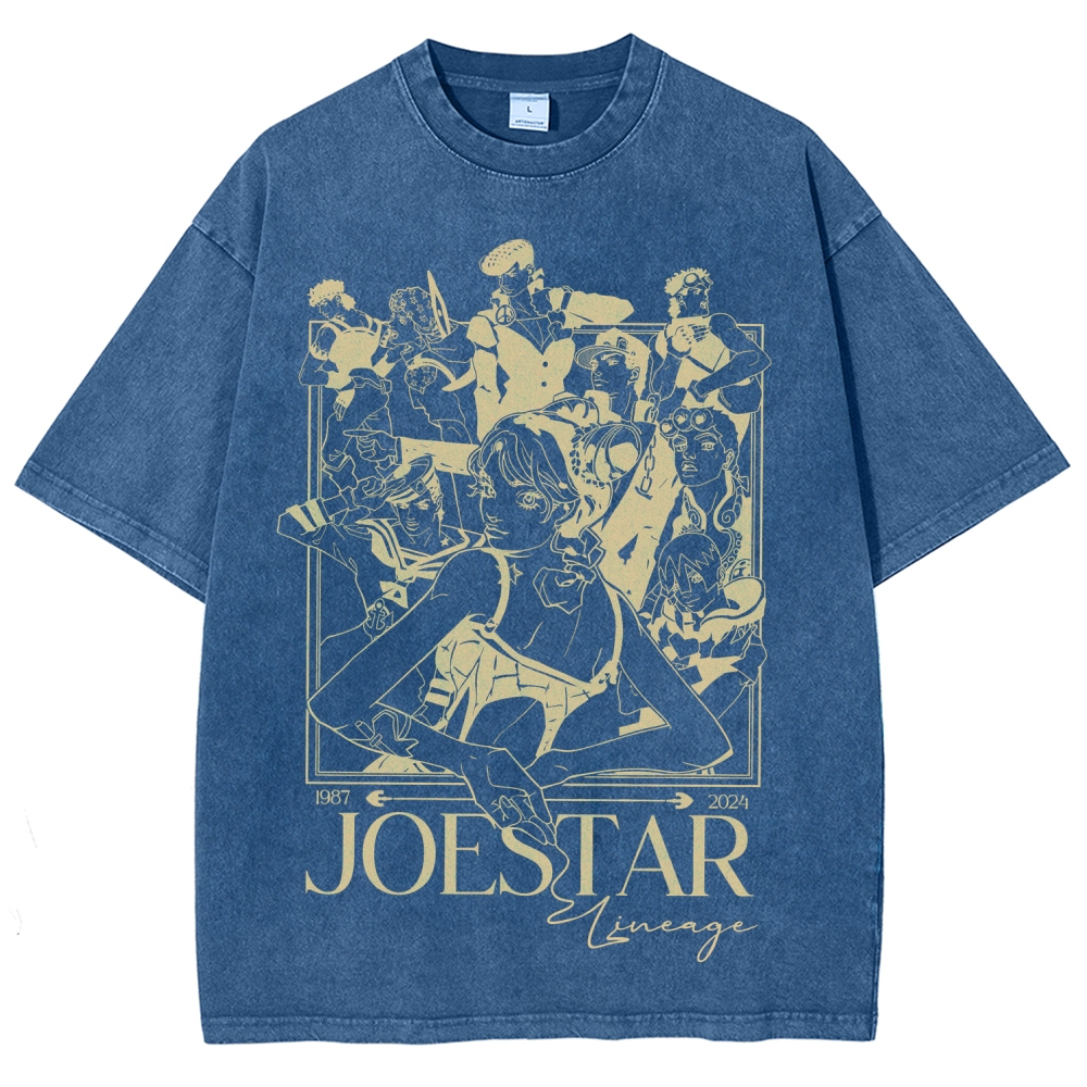 Jojo's Bizarre Adventure Unisex Fit Washed T-Shirt 2508008777