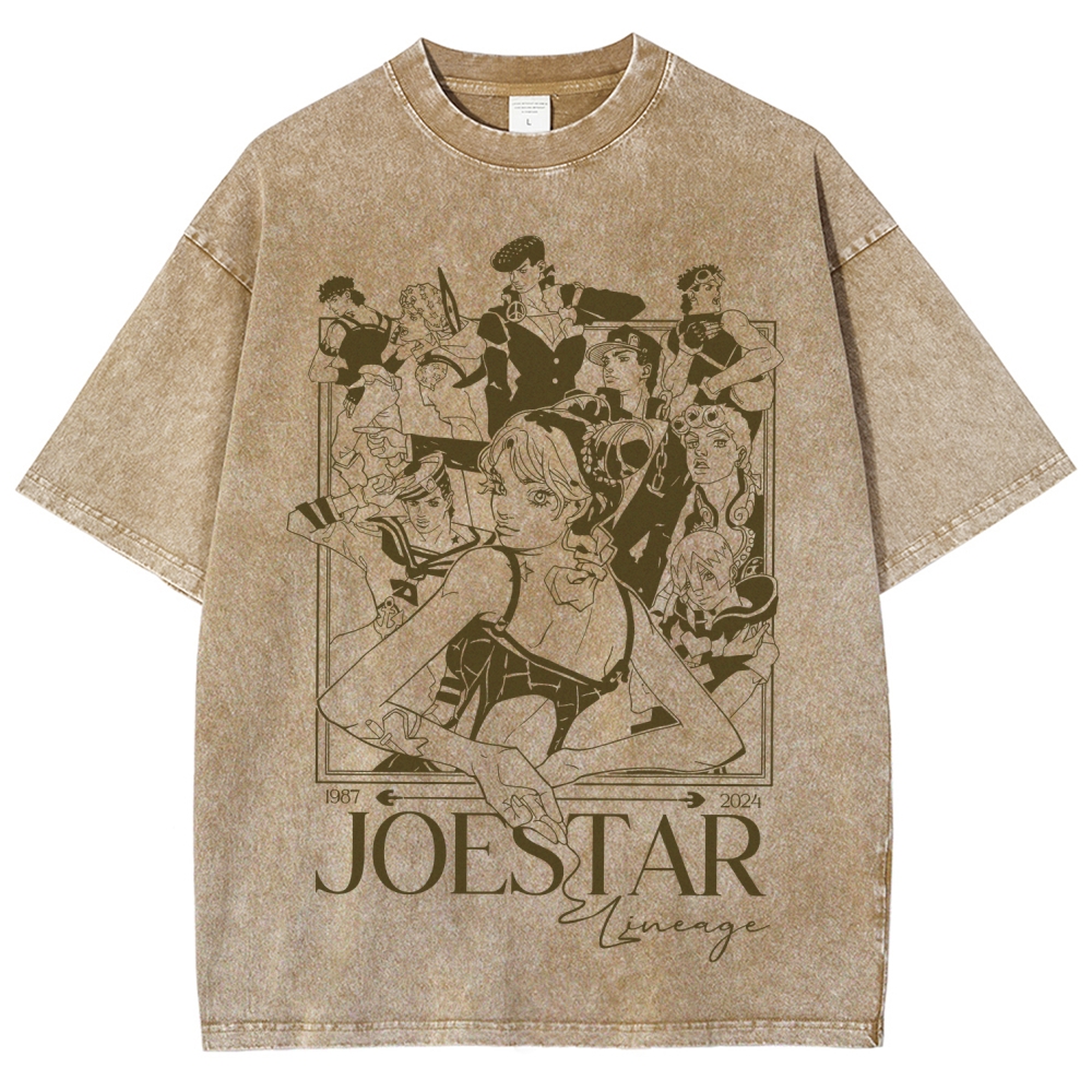 Jojo's Bizarre Adventure Unisex Fit Washed T-Shirt 2508008777