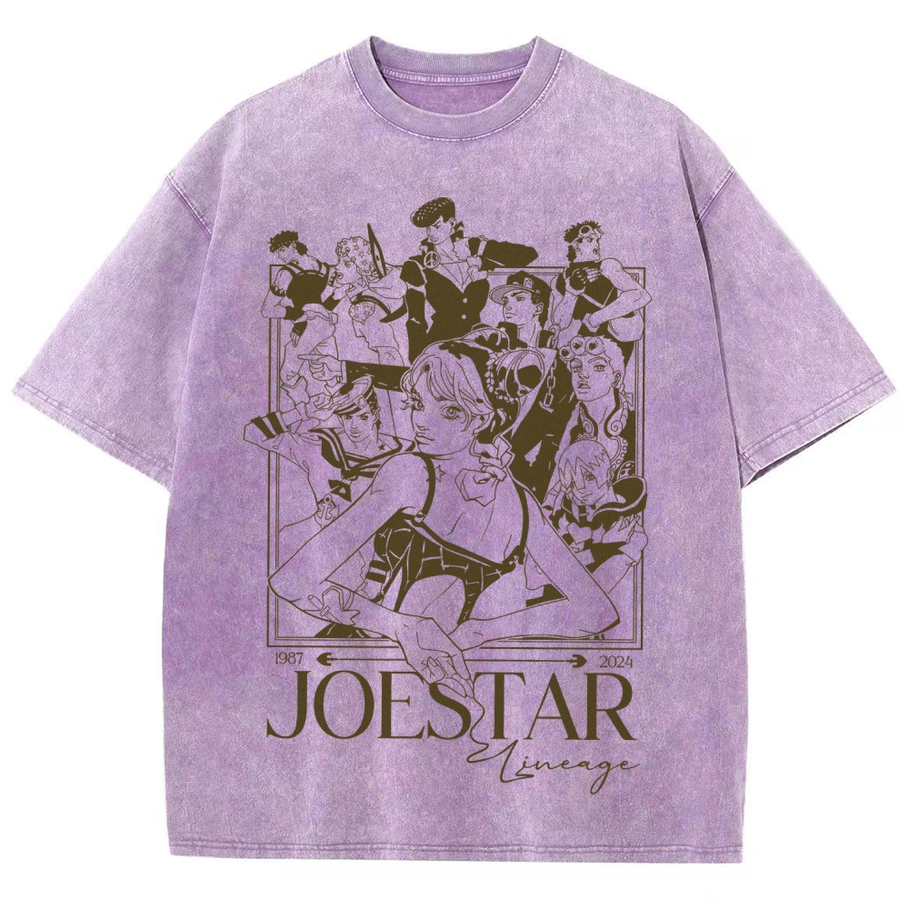 Jojo's Bizarre Adventure Unisex Fit Washed T-Shirt 2508008777