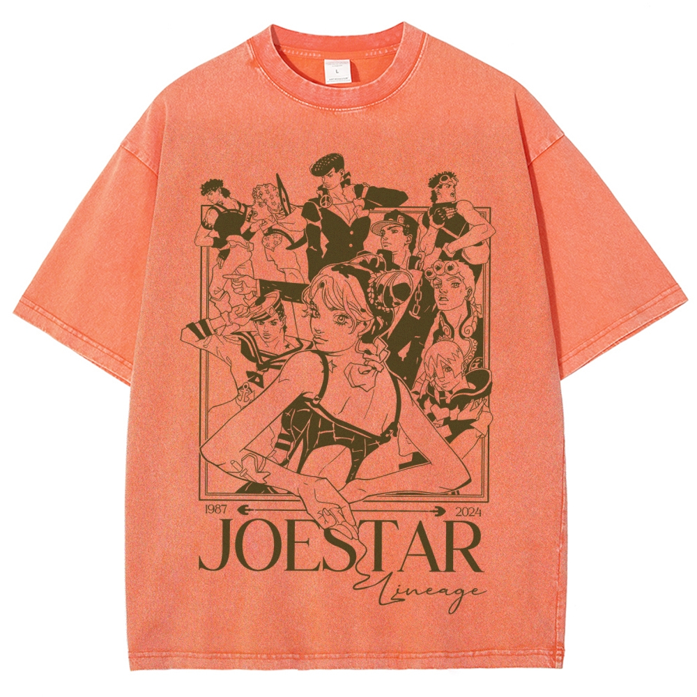 Jojo's Bizarre Adventure Unisex Fit Washed T-Shirt 2508008777