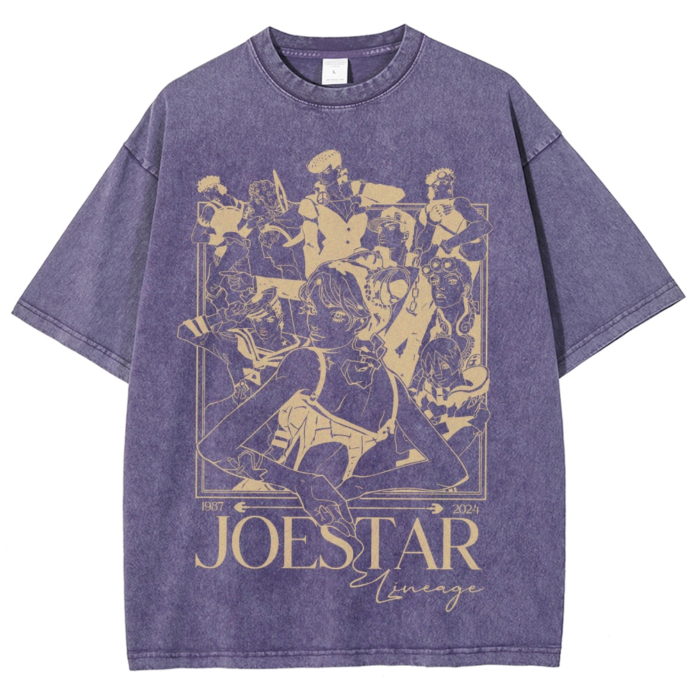 Jojo's Bizarre Adventure Unisex Fit Washed T-Shirt 2508008777