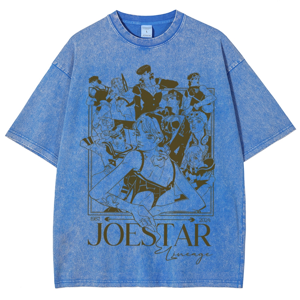 Jojo's Bizarre Adventure Unisex Fit Washed T-Shirt 2508008777