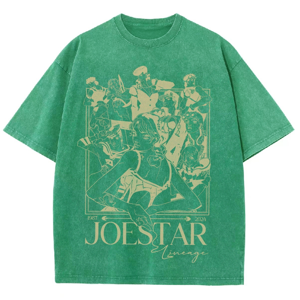 Jojo's Bizarre Adventure Unisex Fit Washed T-Shirt 2508008777