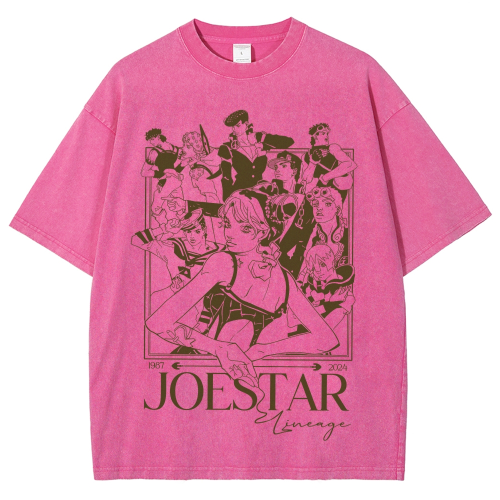 Jojo's Bizarre Adventure Unisex Fit Washed T-Shirt 2508008777