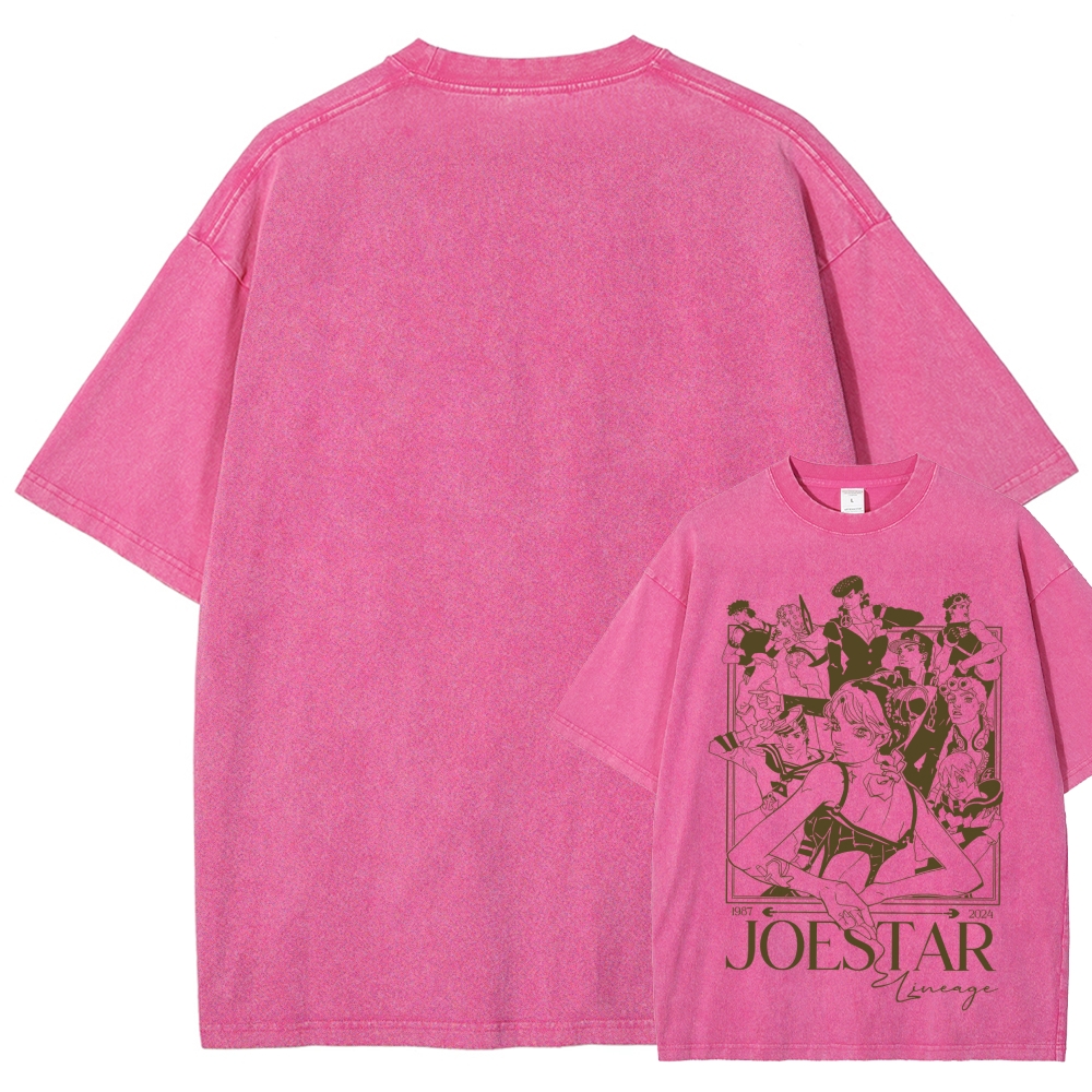 Jojo's Bizarre Adventure Unisex Fit Washed T-Shirt 2508008777