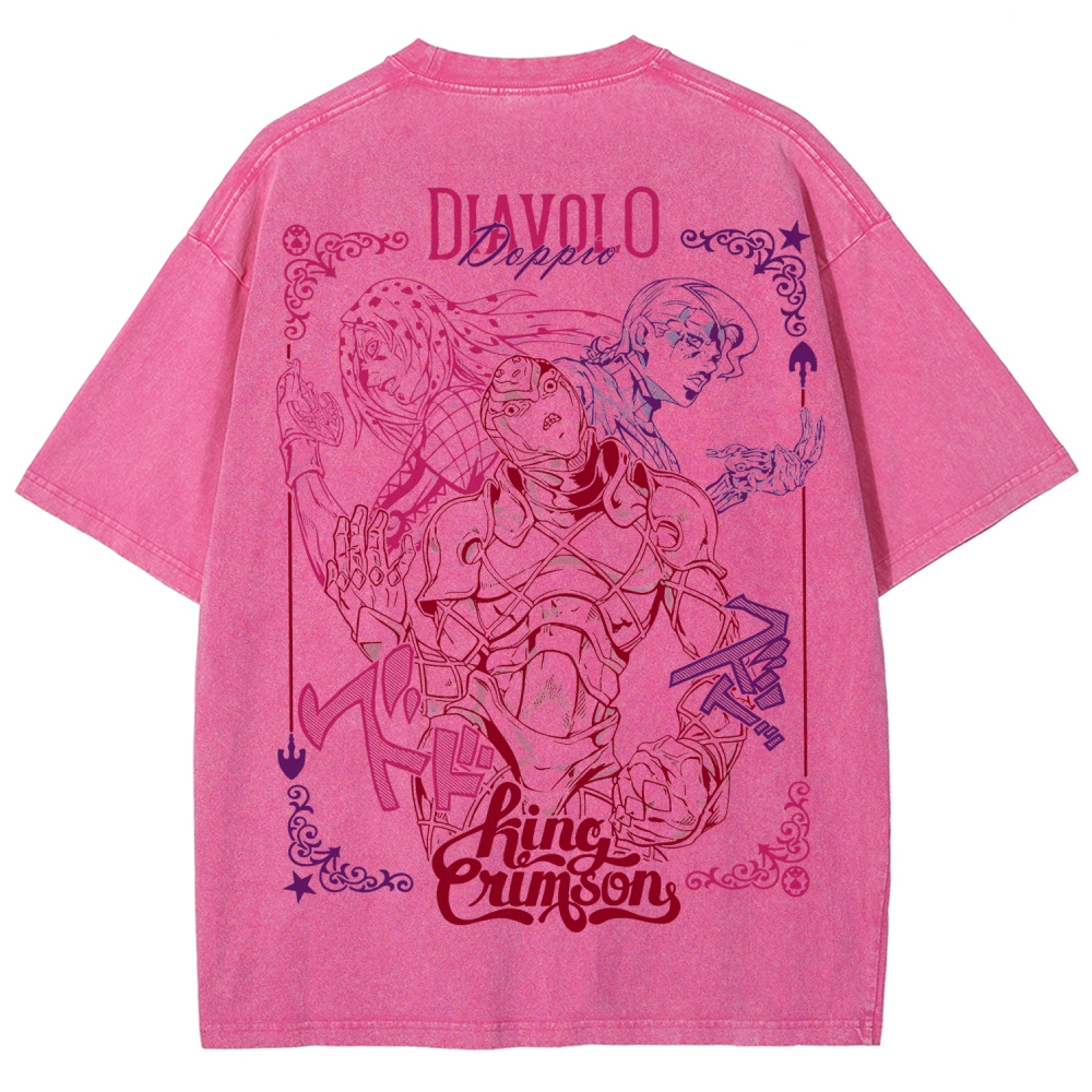 Jojo's Bizarre Adventure Unisex Fit Washed T-Shirt 2508008791