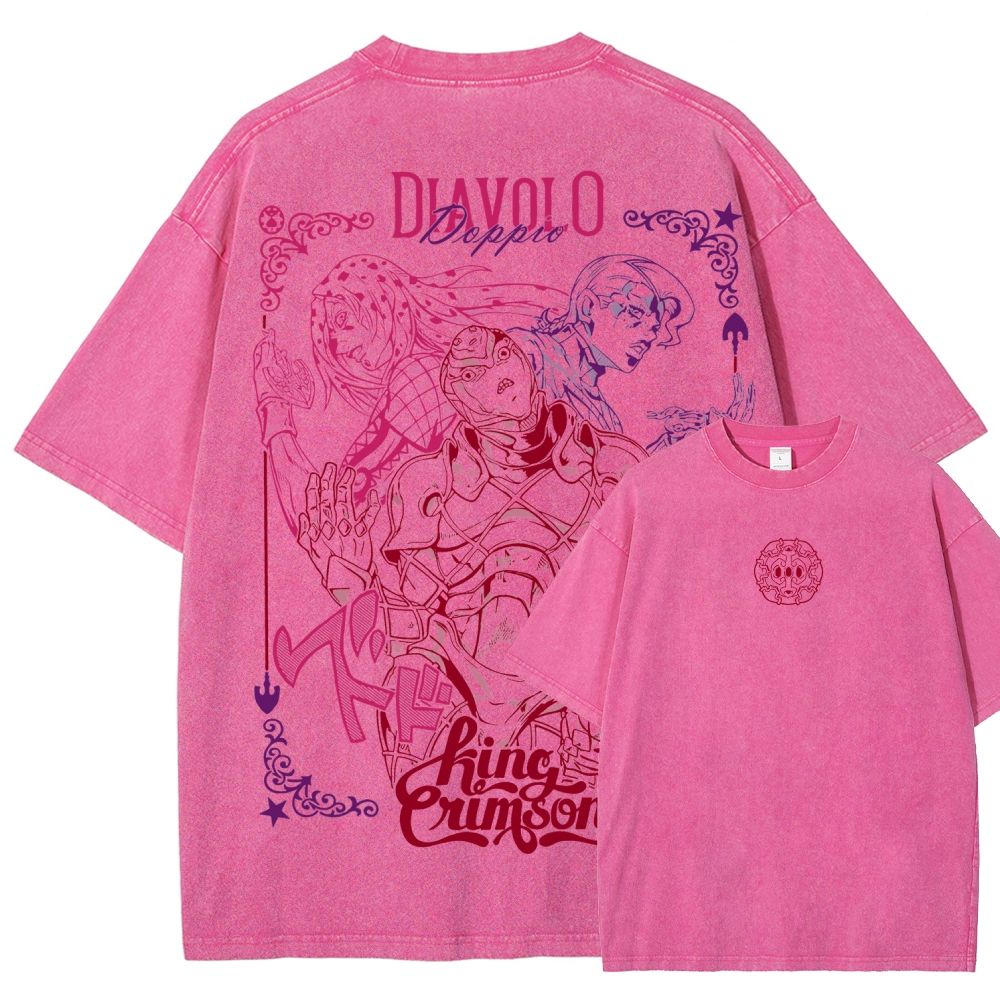 Jojo's Bizarre Adventure Unisex Fit Washed T-Shirt 2508008791