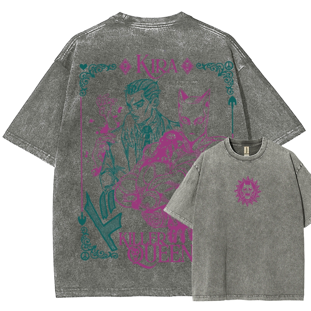 Jojo's Bizarre Adventure Unisex Fit Washed T-Shirt 2508008818