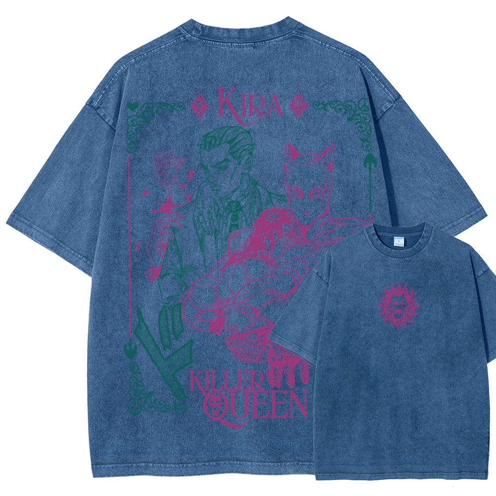 Jojo's Bizarre Adventure Unisex Fit Washed T-Shirt 2508008818