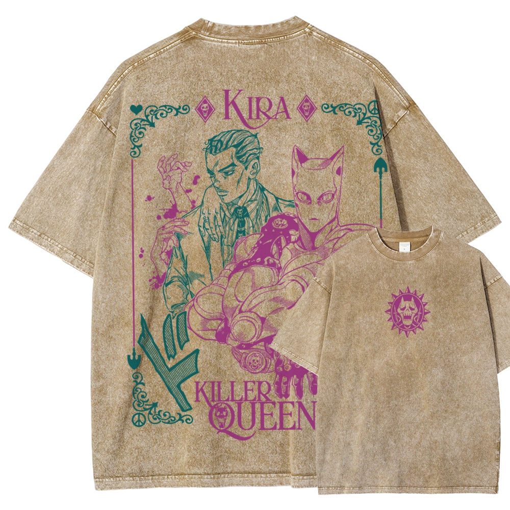 Jojo's Bizarre Adventure Unisex Fit Washed T-Shirt 2508008818