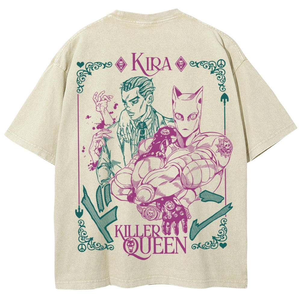 Jojo's Bizarre Adventure Unisex Fit Washed T-Shirt 2508008818