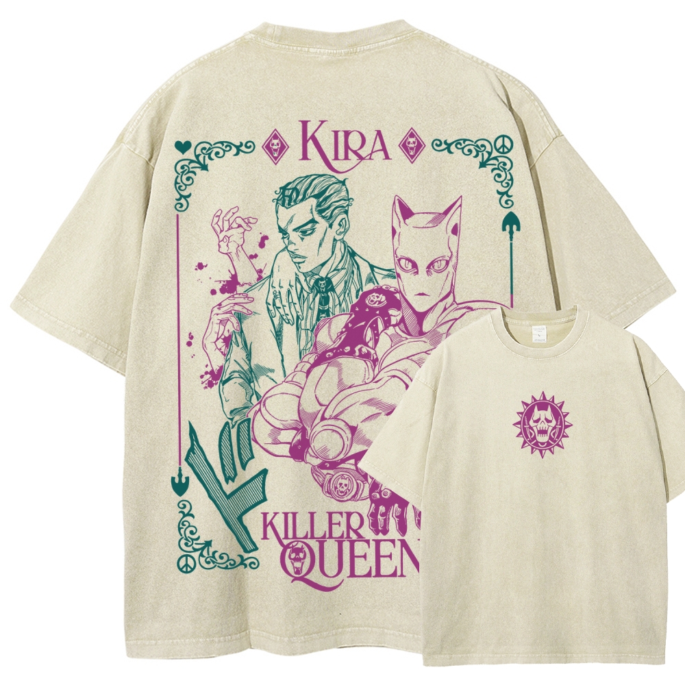 Jojo's Bizarre Adventure Unisex Fit Washed T-Shirt 2508008818
