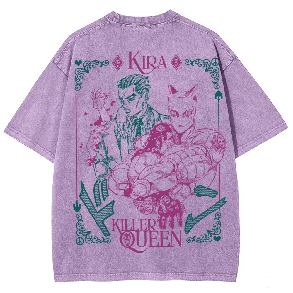 Jojo's Bizarre Adventure Unisex Fit Washed T-Shirt 2508008818