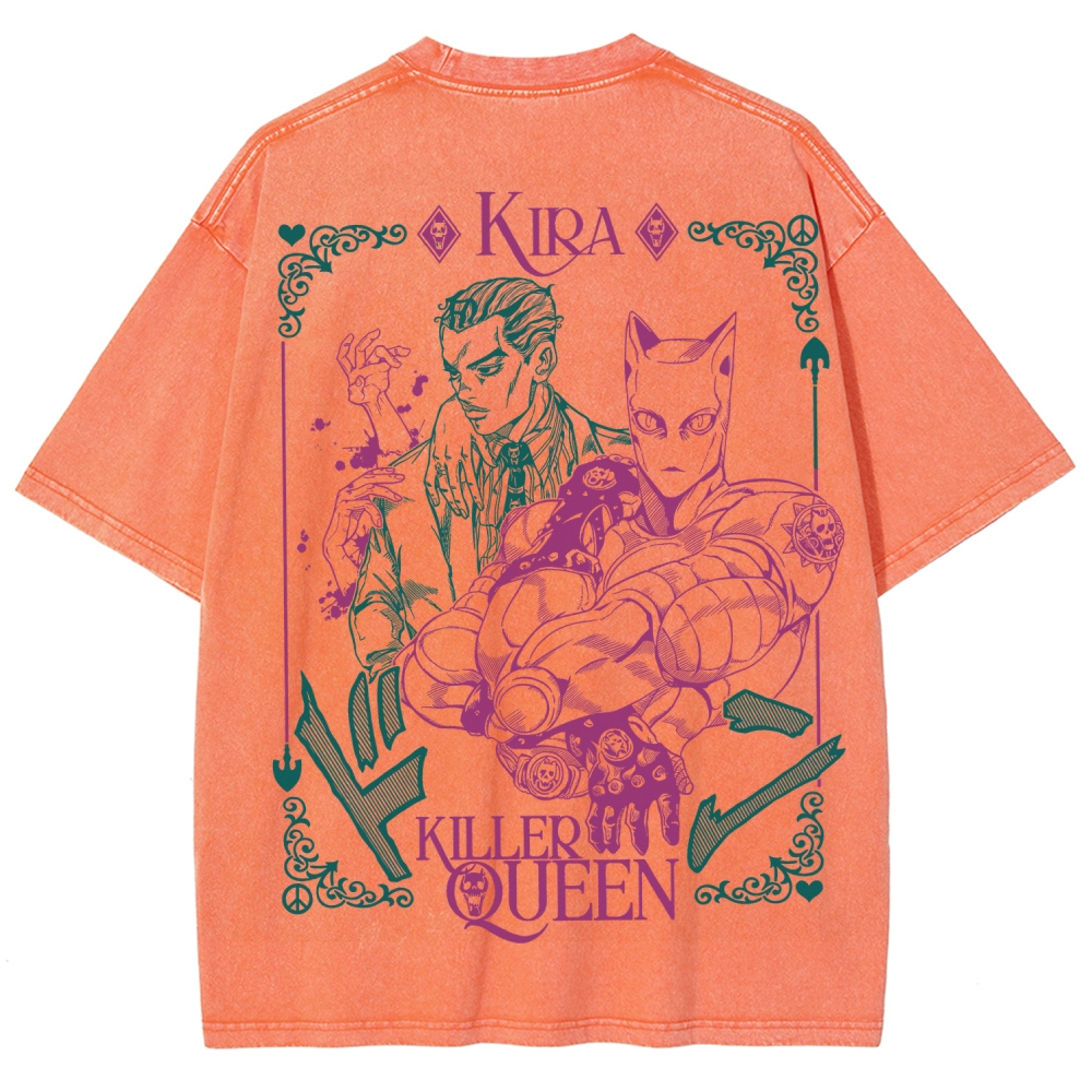 Jojo's Bizarre Adventure Unisex Fit Washed T-Shirt 2508008818