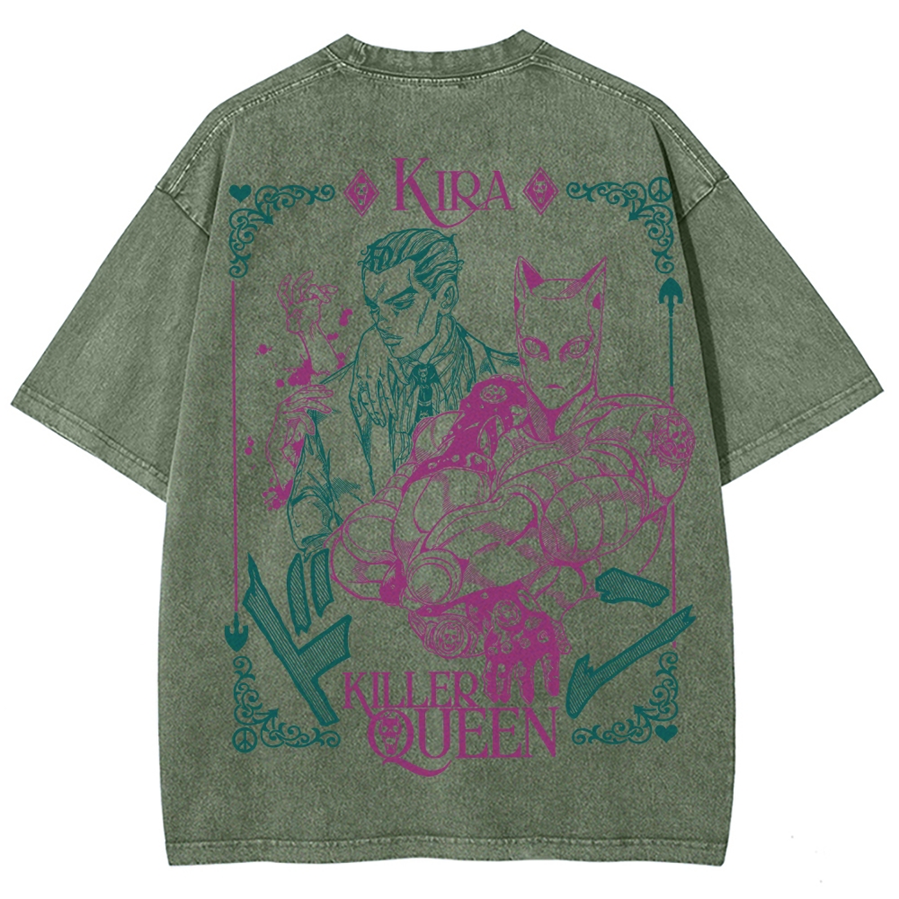 Jojo's Bizarre Adventure Unisex Fit Washed T-Shirt 2508008818