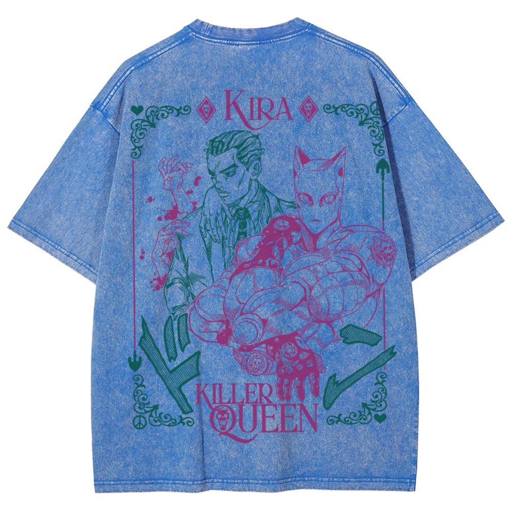 Jojo's Bizarre Adventure Unisex Fit Washed T-Shirt 2508008818