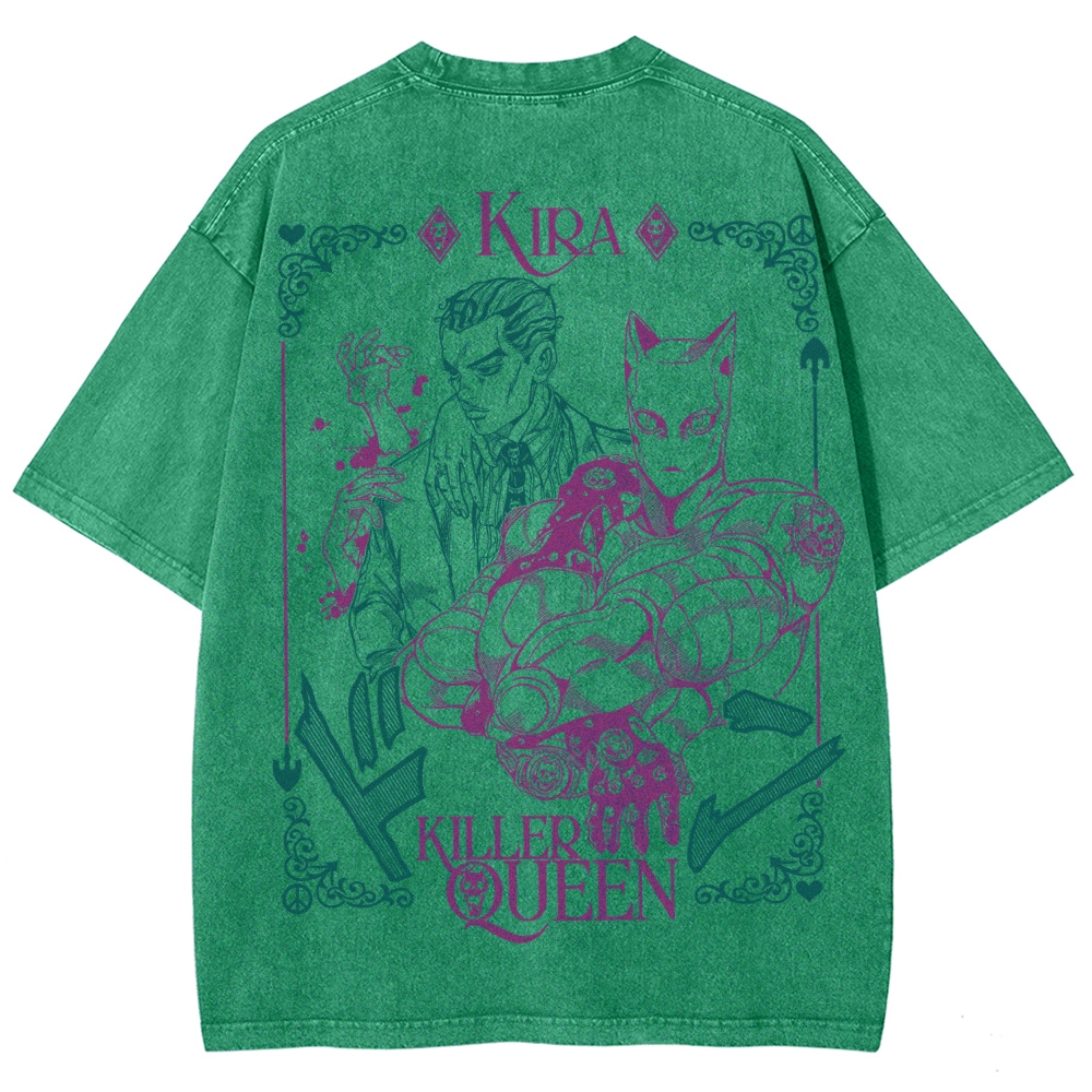 Jojo's Bizarre Adventure Unisex Fit Washed T-Shirt 2508008818