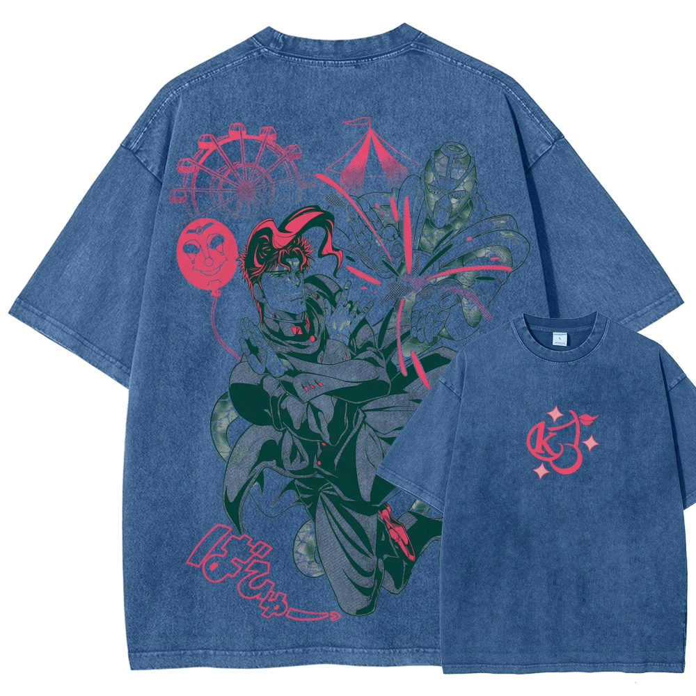 Jojo's Bizarre Adventure Unisex Fit Washed T-Shirt 2508008821