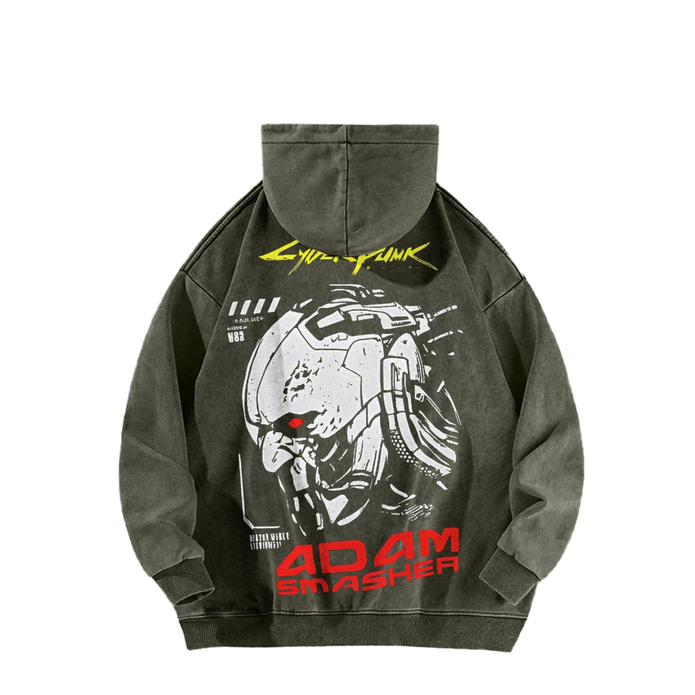 Casual Washed Hoodie 2508010861