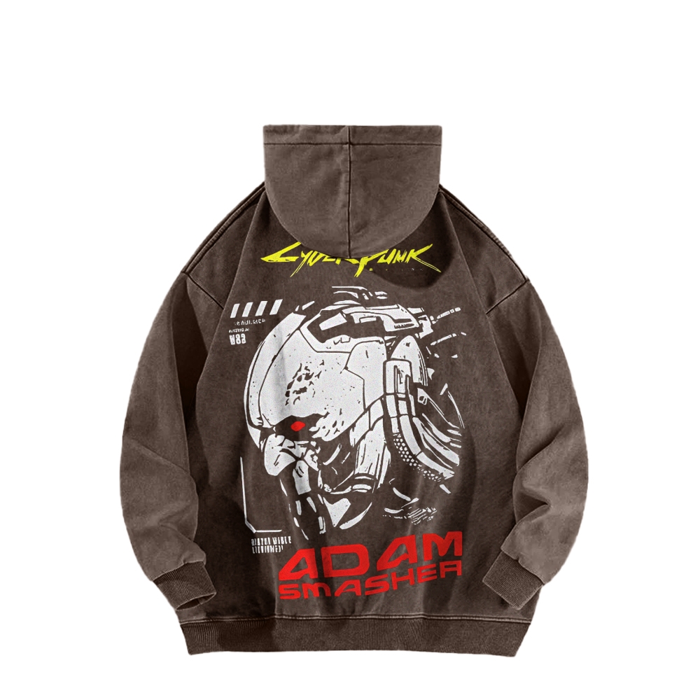 Casual Washed Hoodie 2508010861