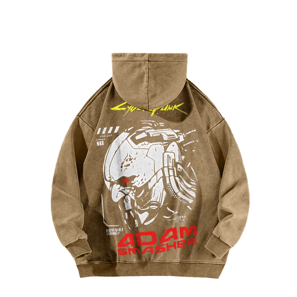 Casual Washed Hoodie 2508010861