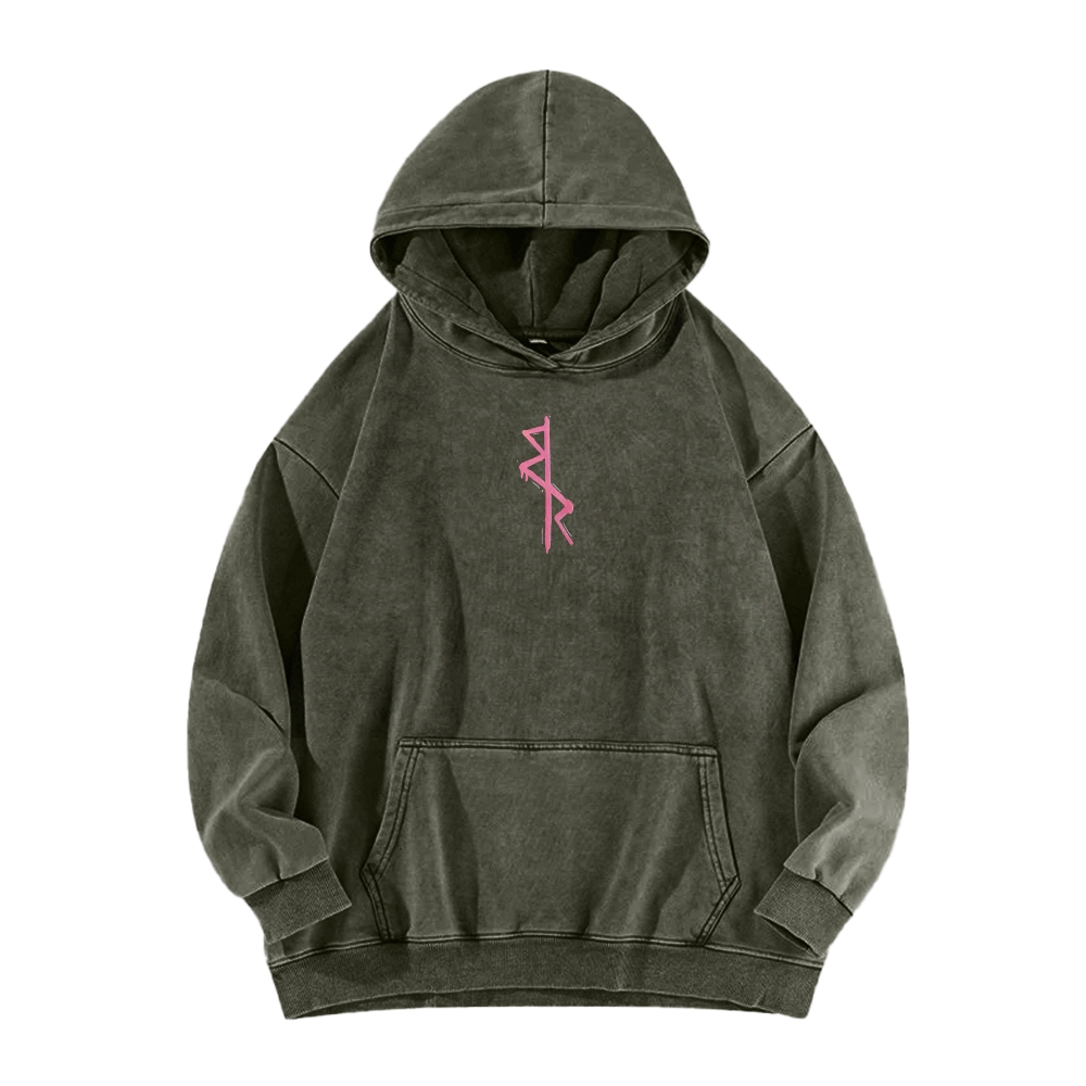 Casual Washed Hoodie 2508010866