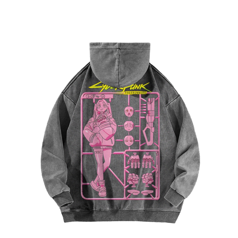 Casual Washed Hoodie 2508010866