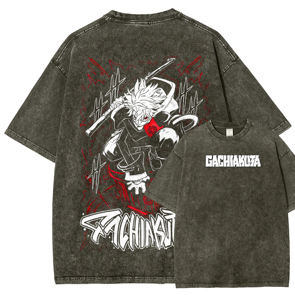 Gachiakuta Unisex Fit Washed T-Shirt 2508011026