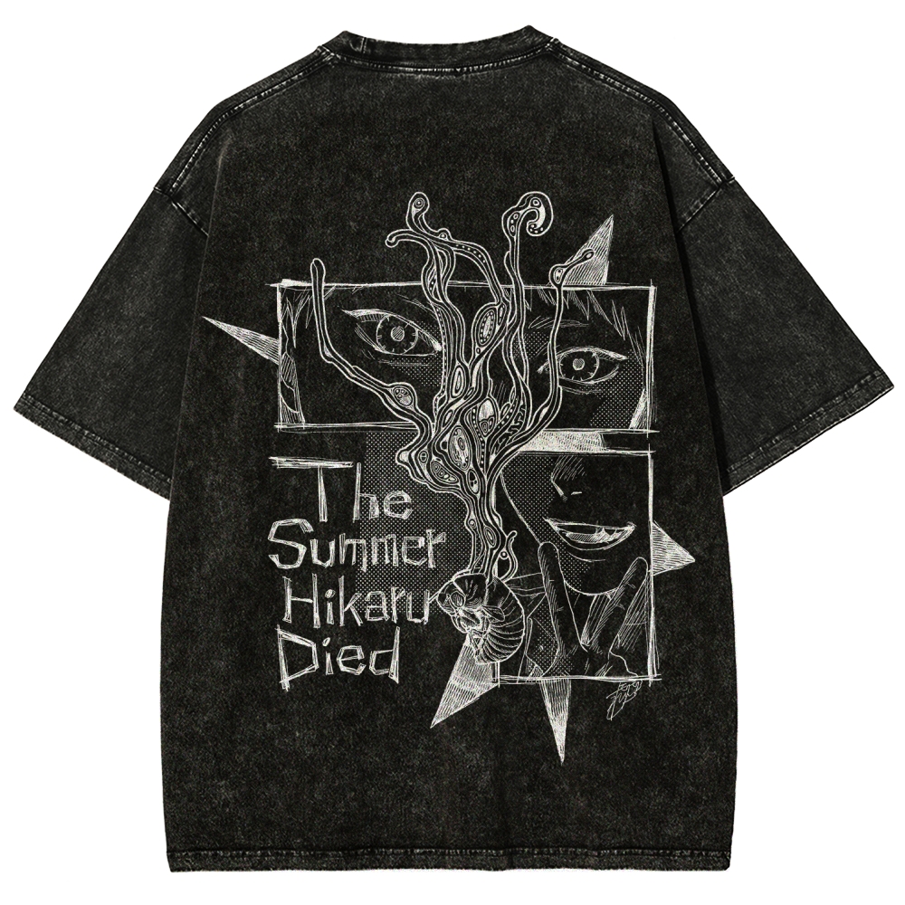 The Summer Hikaru Died Unisex Fit Washed T-Shirt 2508012855