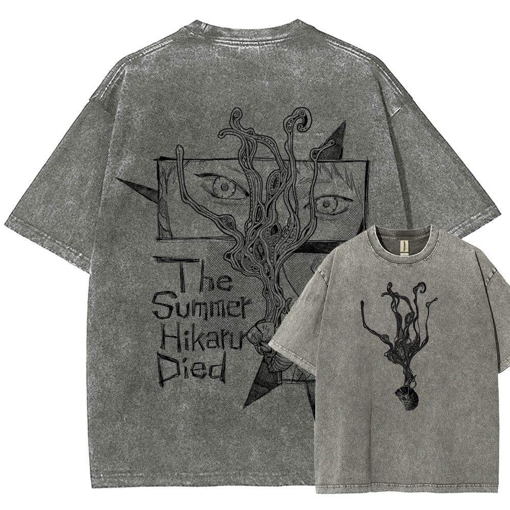 The Summer Hikaru Died Unisex Fit Washed T-Shirt 2508012855