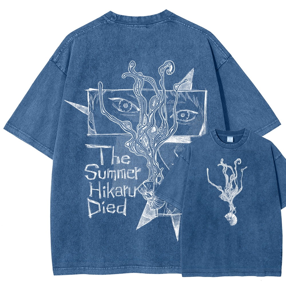 The Summer Hikaru Died Unisex Fit Washed T-Shirt 2508012855