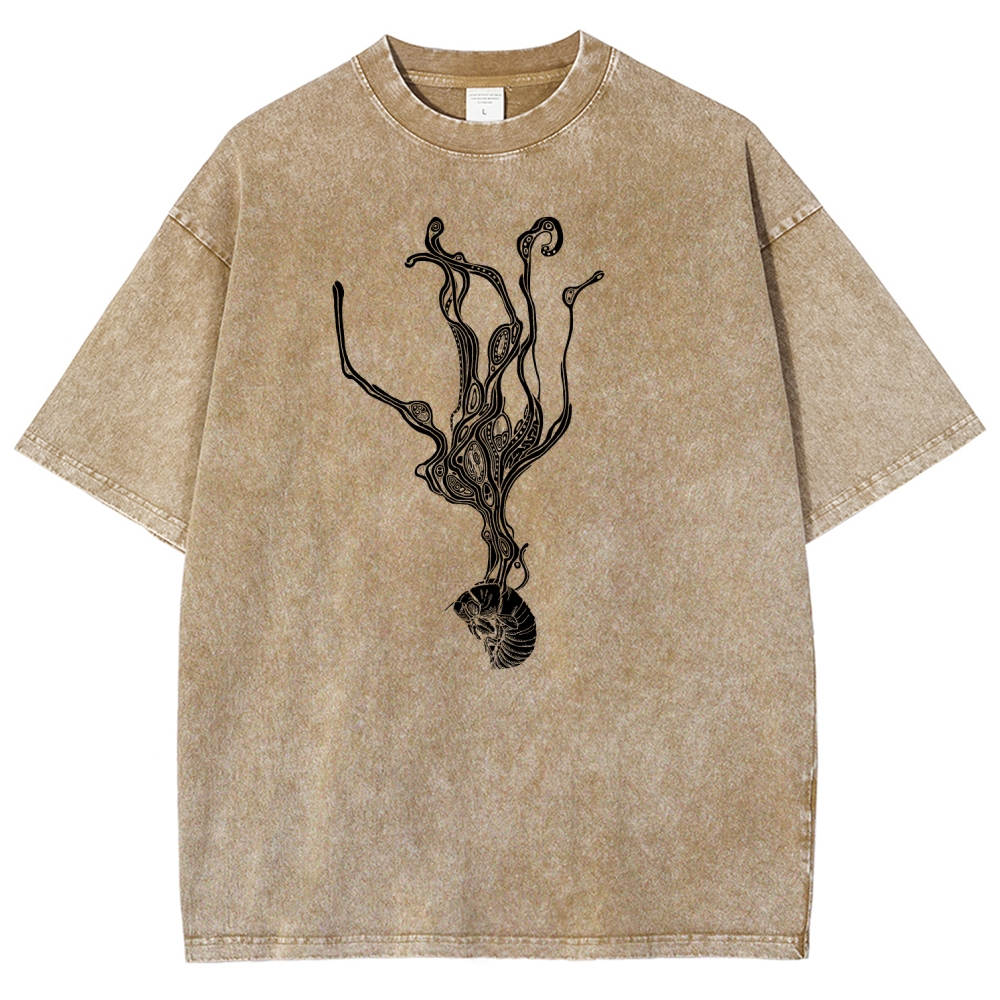 The Summer Hikaru Died Unisex Fit Washed T-Shirt 2508012855