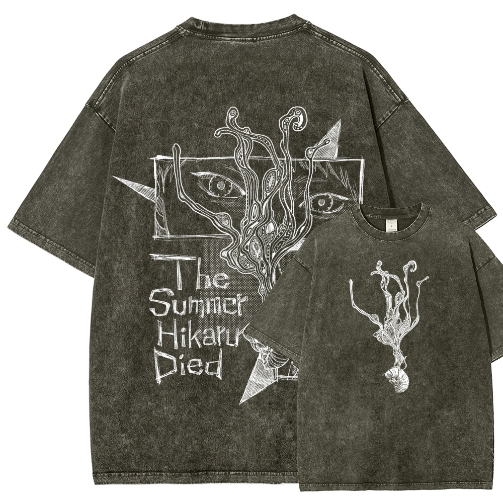 The Summer Hikaru Died Unisex Fit Washed T-Shirt 2508012855