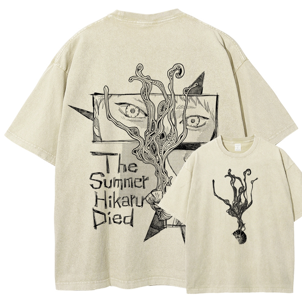 The Summer Hikaru Died Unisex Fit Washed T-Shirt 2508012855