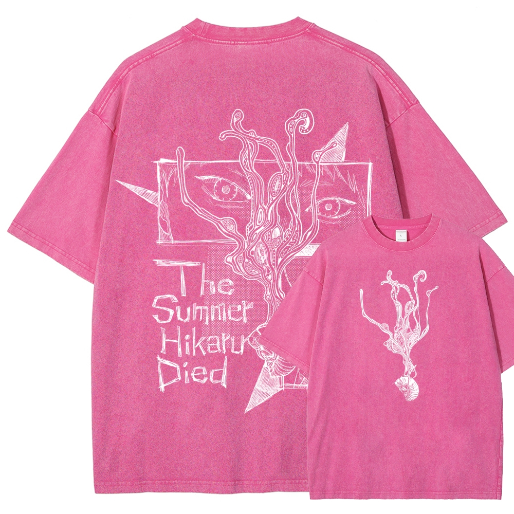 The Summer Hikaru Died Unisex Fit Washed T-Shirt 2508012855