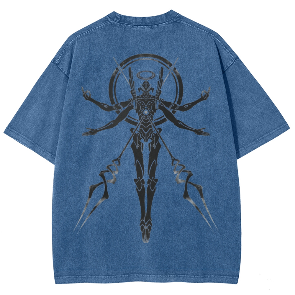 Neon Genesis Evangelion Unisex Fit Washed T-Shirt 2508012962
