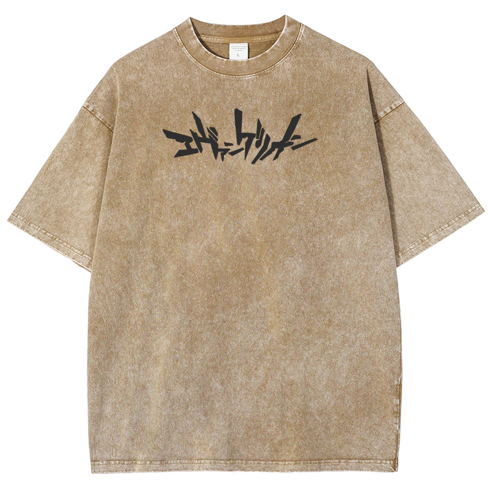 Neon Genesis Evangelion Unisex Fit Washed T-Shirt 2508012962
