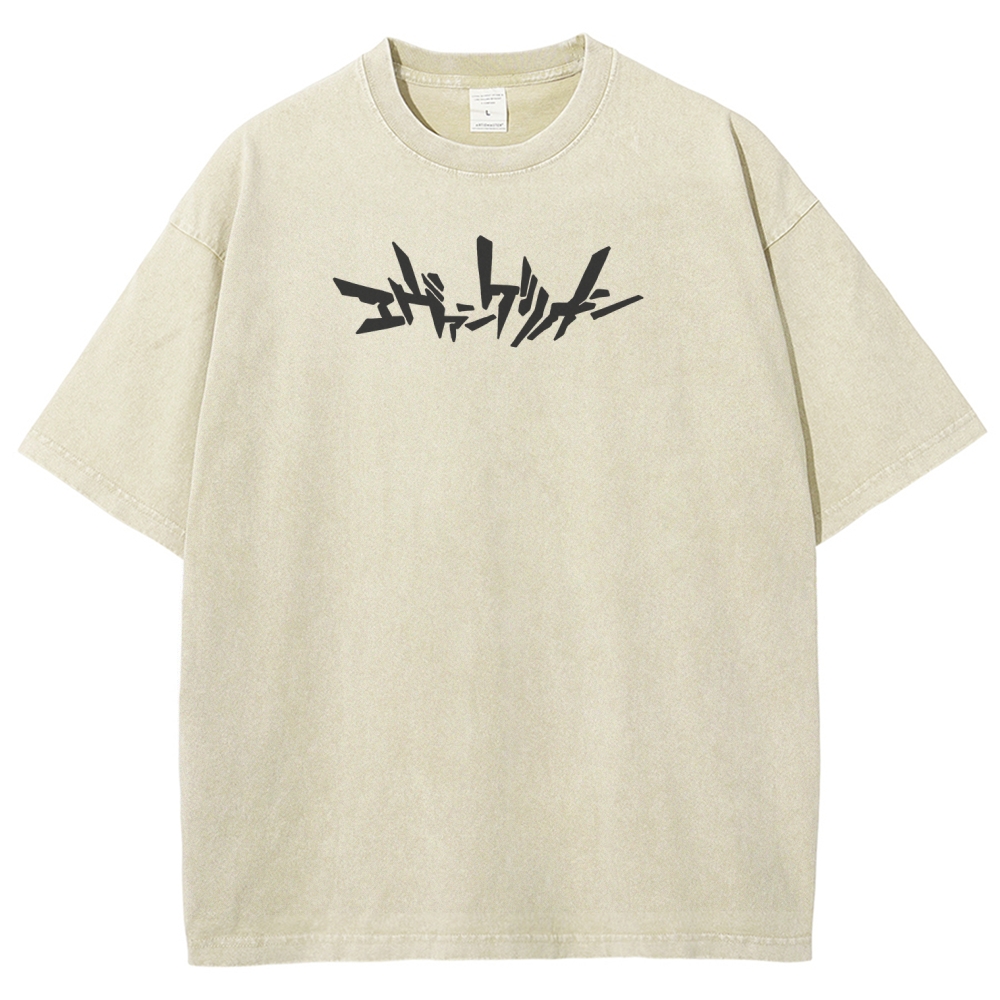 Neon Genesis Evangelion Unisex Fit Washed T-Shirt 2508012962
