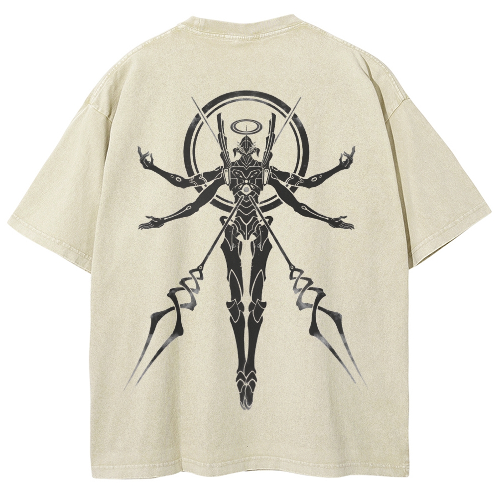 Neon Genesis Evangelion Unisex Fit Washed T-Shirt 2508012962