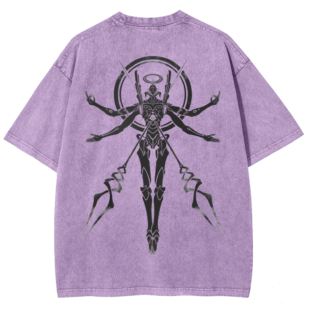 Neon Genesis Evangelion Unisex Fit Washed T-Shirt 2508012962