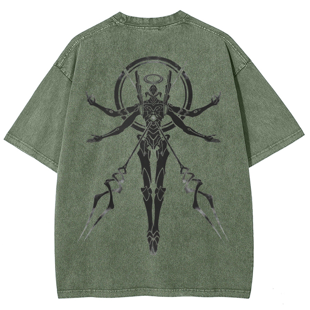 Neon Genesis Evangelion Unisex Fit Washed T-Shirt 2508012962