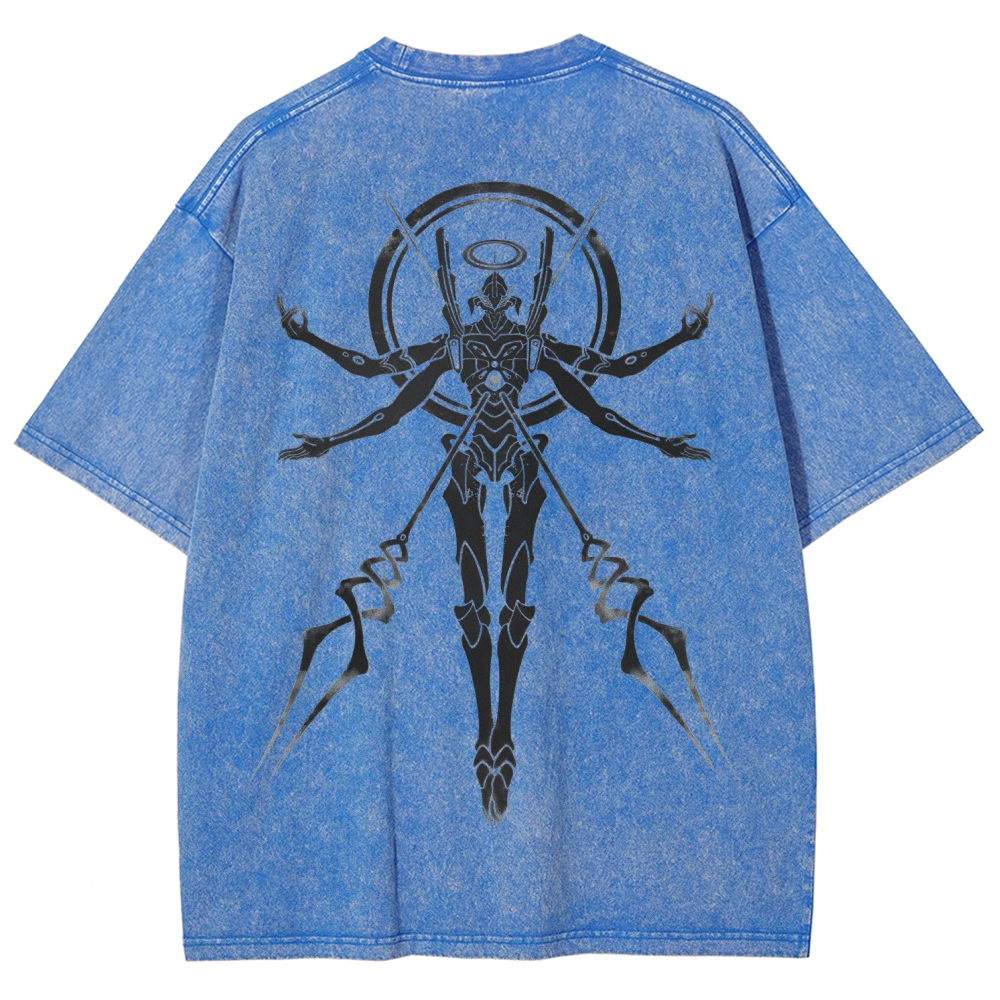 Neon Genesis Evangelion Unisex Fit Washed T-Shirt 2508012962